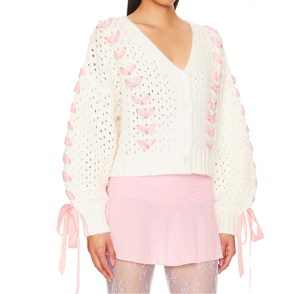 FOR LOVE AND LEMONS LAUREL CARDIGAN XXS - Picture 3 of 10